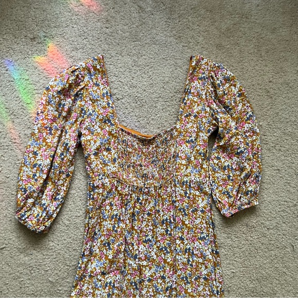 Floral Peasant Dress - Picture 5 of 5